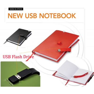 Notebook with USB Flash Drive Memory Disk (EL031)