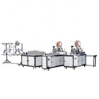 Automatic Medical Mask Machine 3ply nonwoven Disposable Face Mask Making Machine