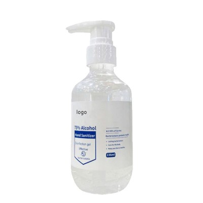 Alcohol Hand Sanitizer Manufacturers Custom Logo Antibacterial Instant 75% Alcohol Hand Gel Antibacterial Sanitizer