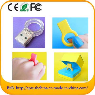 Mini Flash Memory Ring USB Gadget for Promotion Gifts (ET388)