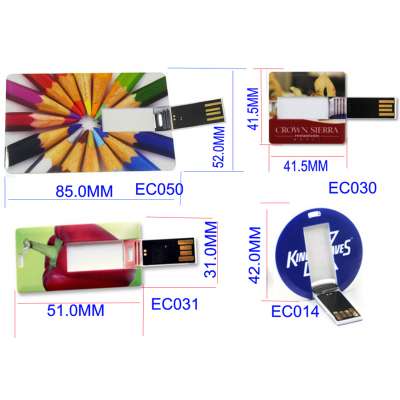 Wholesale Business Credit Card USB Flash Pen Drive (EC050)