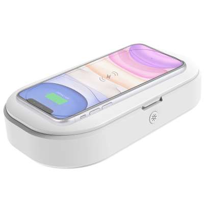 Fashion Multifunctional Fast Charging Wireless Charger with UV Sterilizer Box