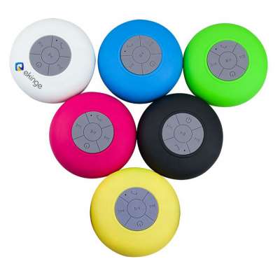 Wholesale price IPX4 waterproof sucker shower bluetooth speaker portable mobile phone wireless mini speaker (BTS06)